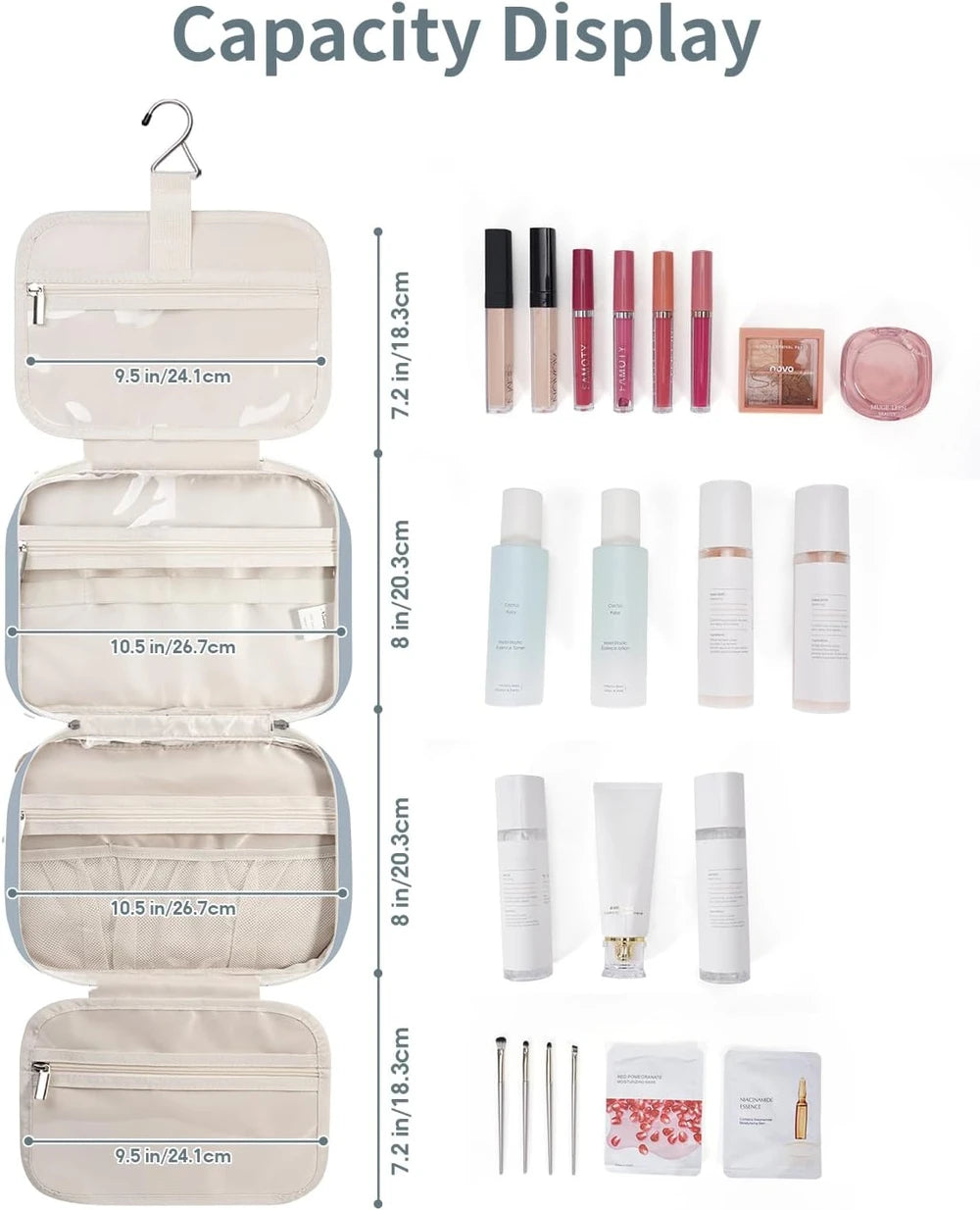 Hanging Travel Toiletry Bag