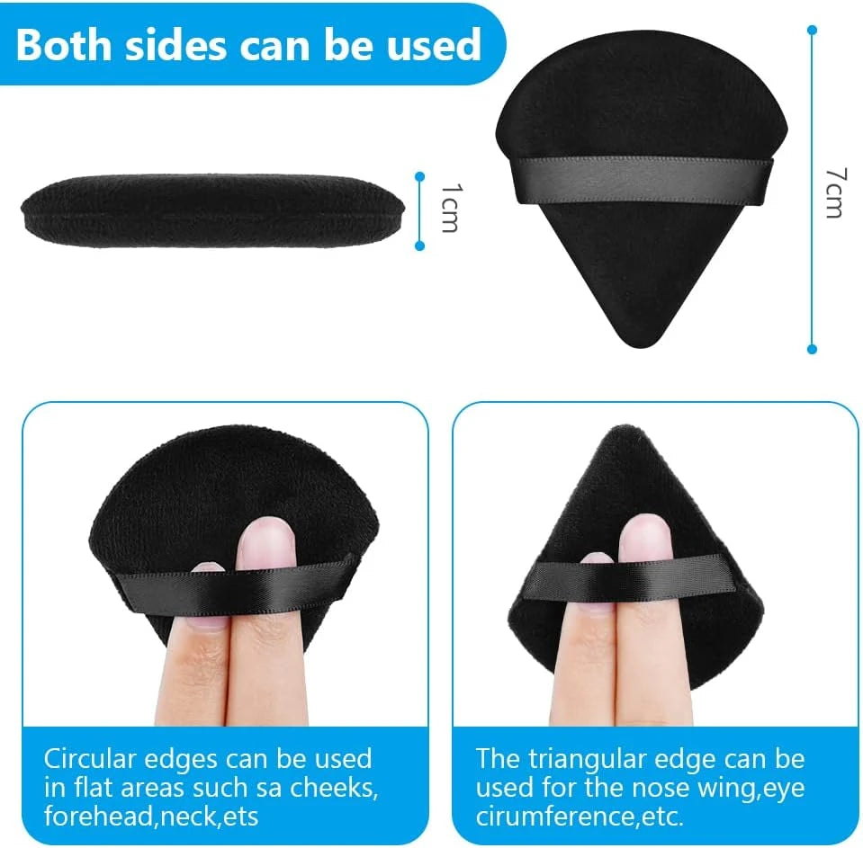 Triangle Travel Makeup Powder Puff