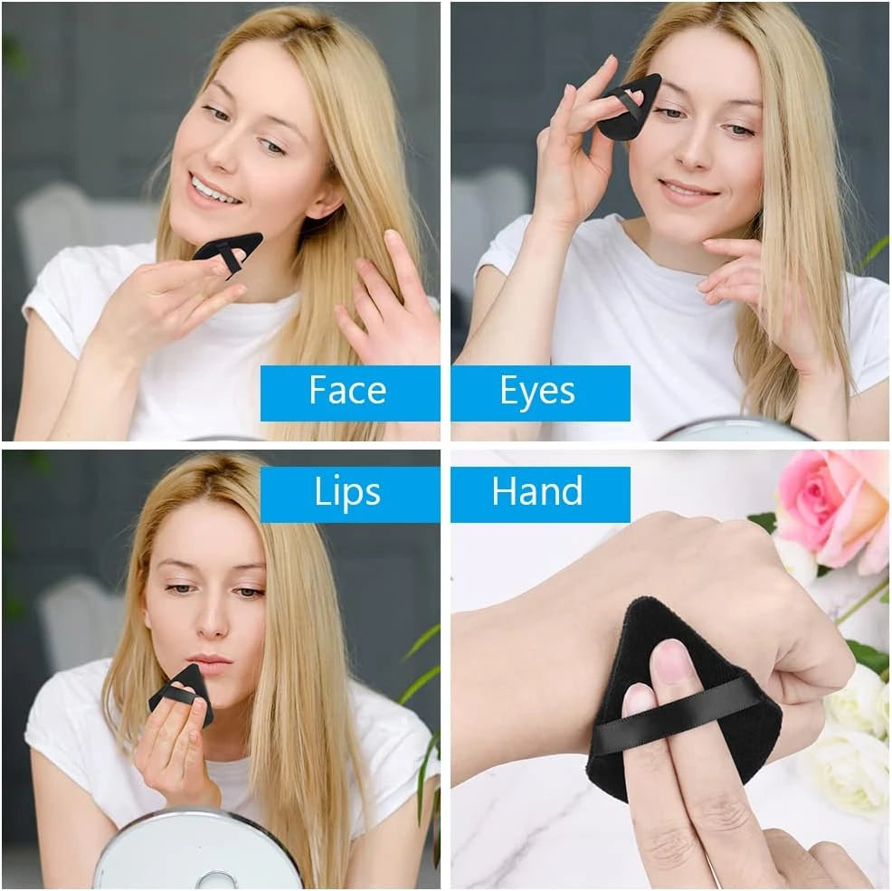 Triangle Travel Makeup Powder Puff