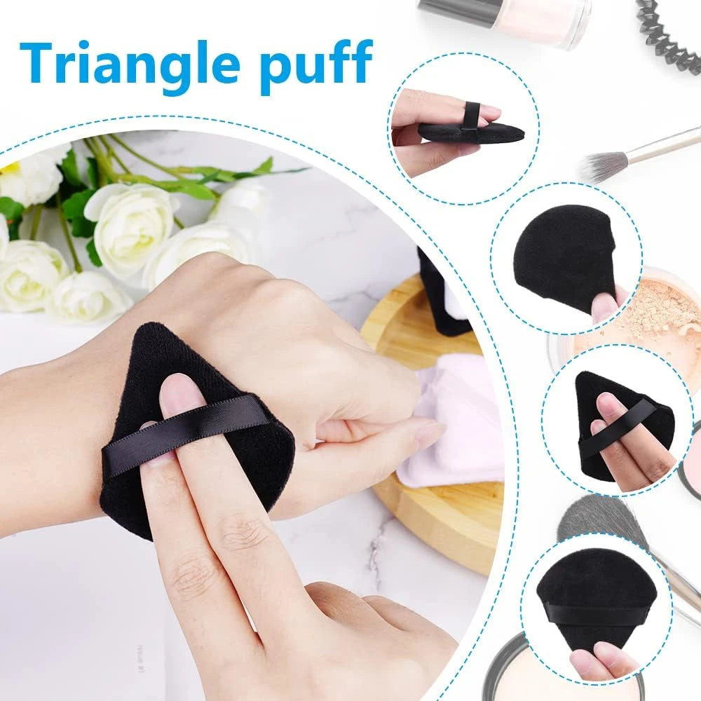Triangle Travel Makeup Powder Puff