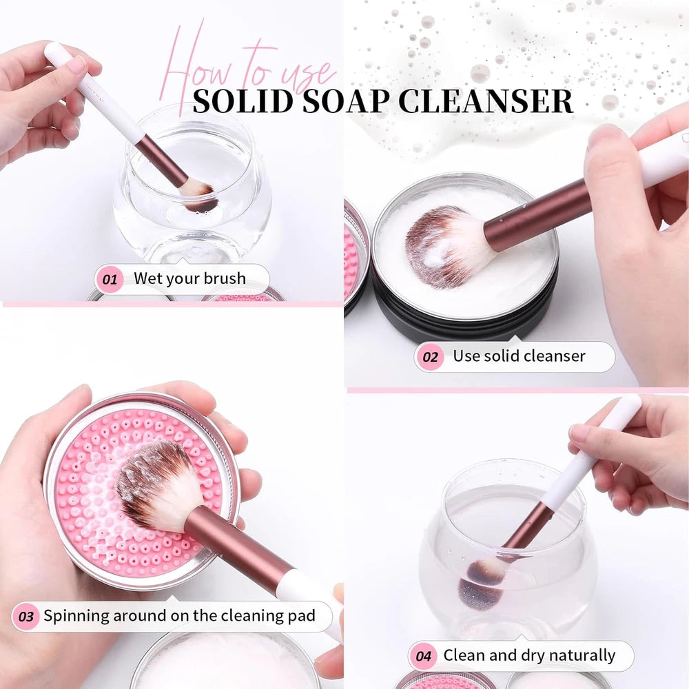 Travel Makeup Brush Cleaner Soap