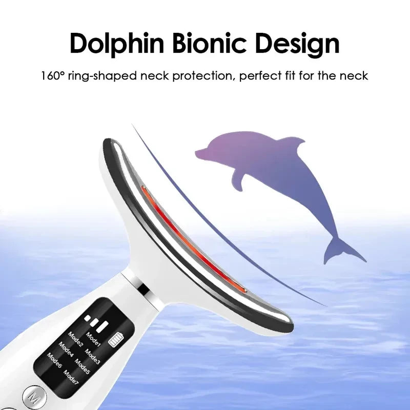LED Light Therapy Face Neck Massager