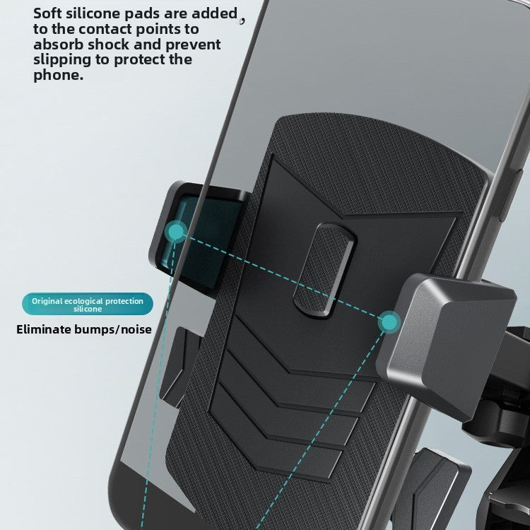 Adjustable Car Phone Holder with Suction Cup and Air Vent Mount